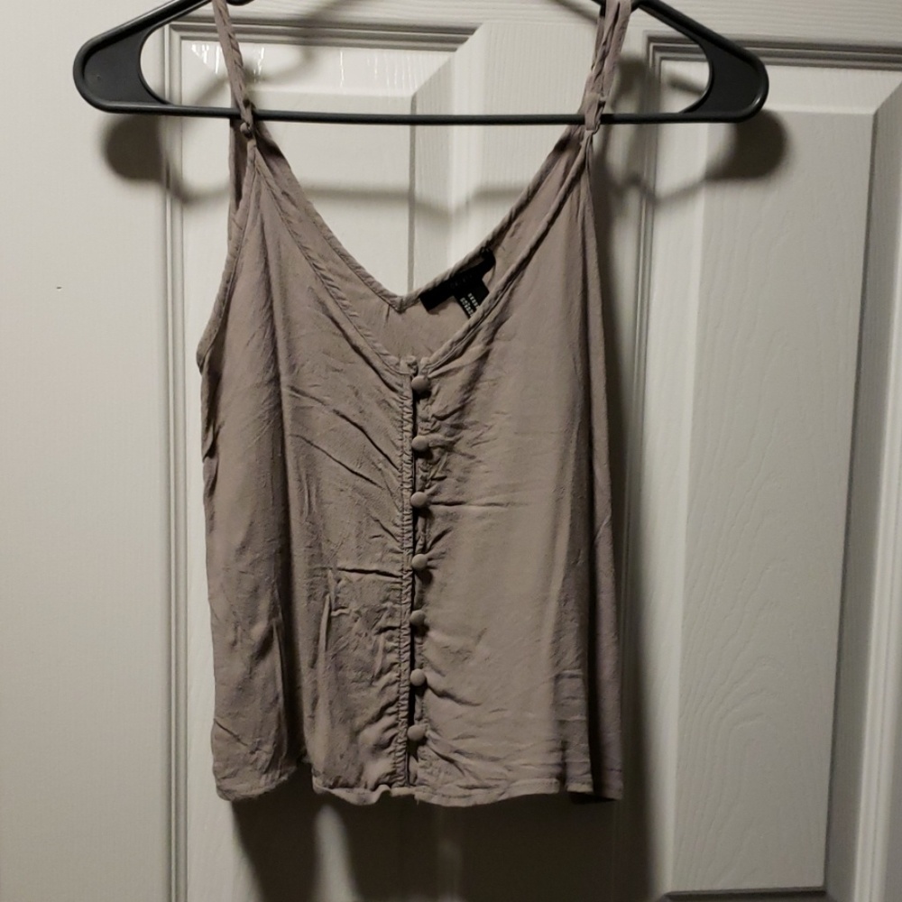Grey crop top
